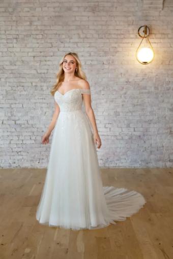 Stella York Sanchez 7509CR #4 (IV-BC) Ivory Lace and Tulle over Biscotti Gown thumbnail