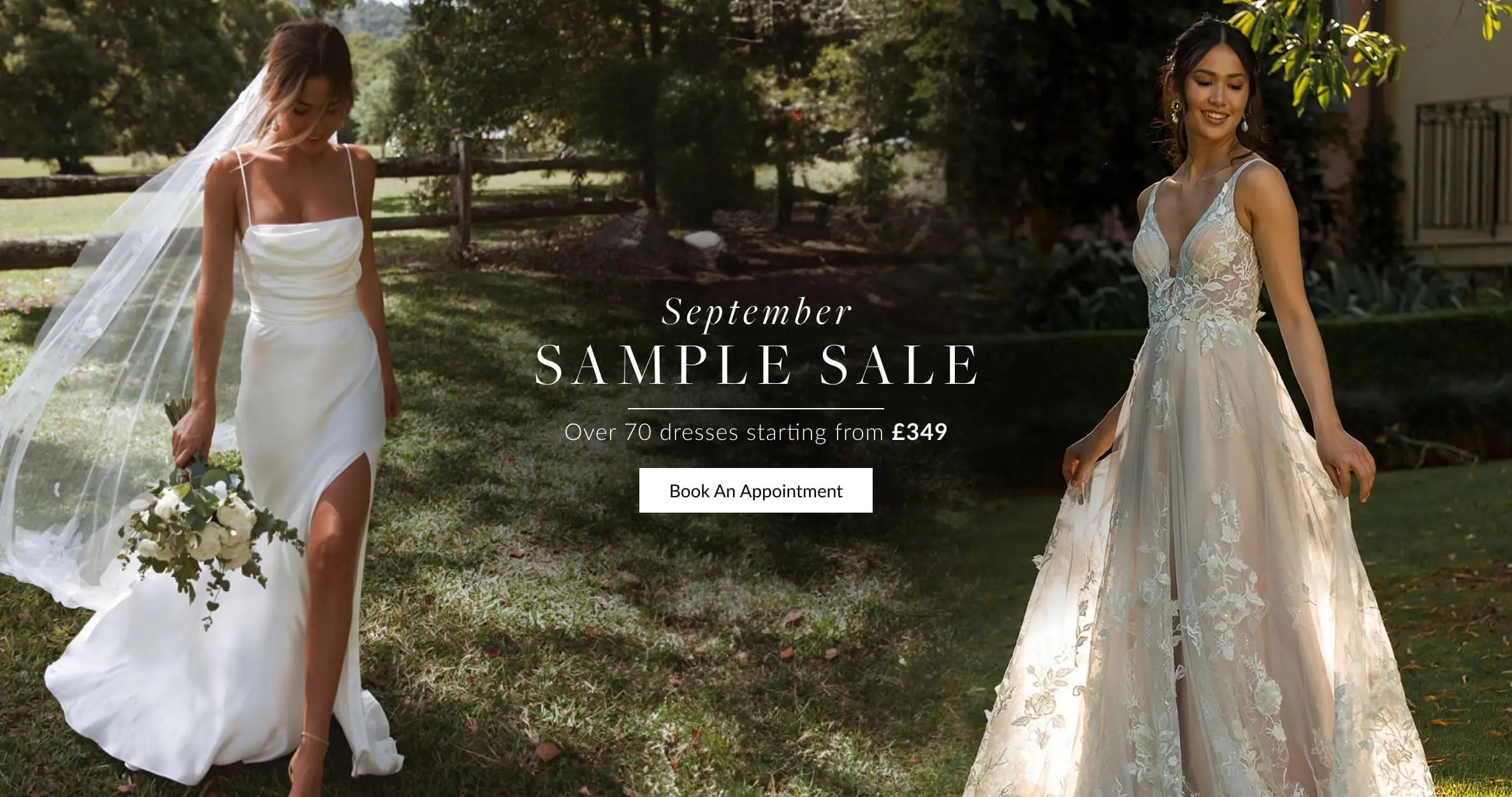 September Wedding Dress Sample Sale at Isabella Grace Bridal