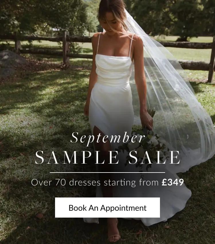 September Wedding Dress Sample Sale at Isabella Grace Bridal