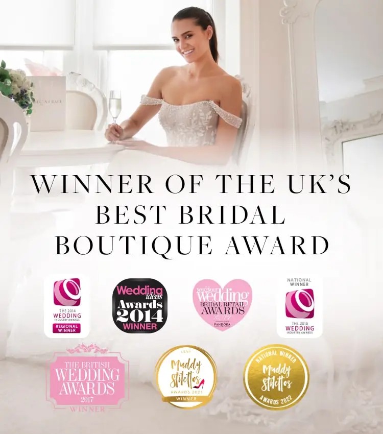 Winner of the UK's Bridal Boutique Award